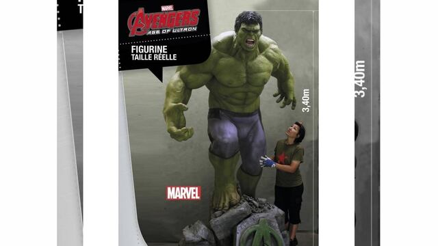 Ponen a la venta muñeco de Hulk que cuesta más que un Cadillac