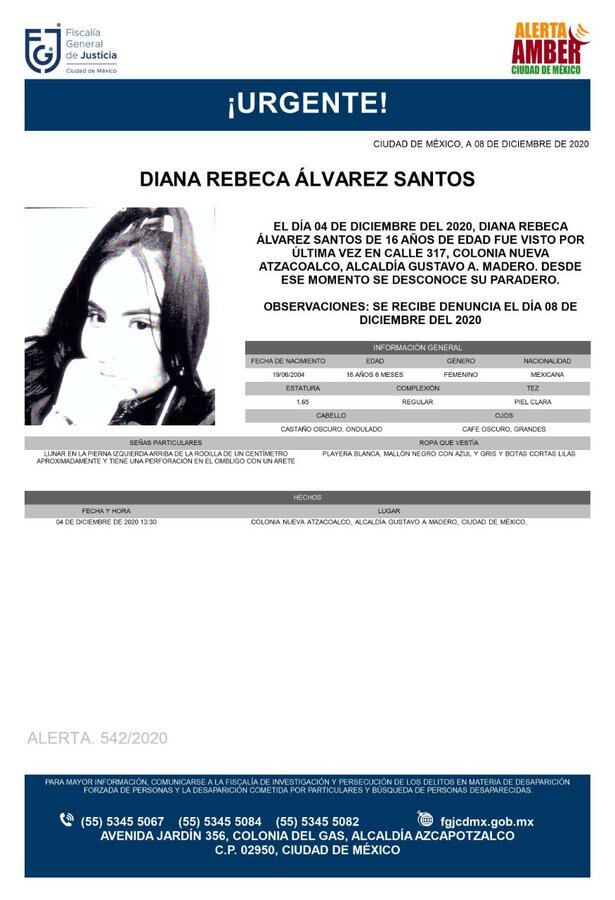 Ficha de búsqueda de Diana