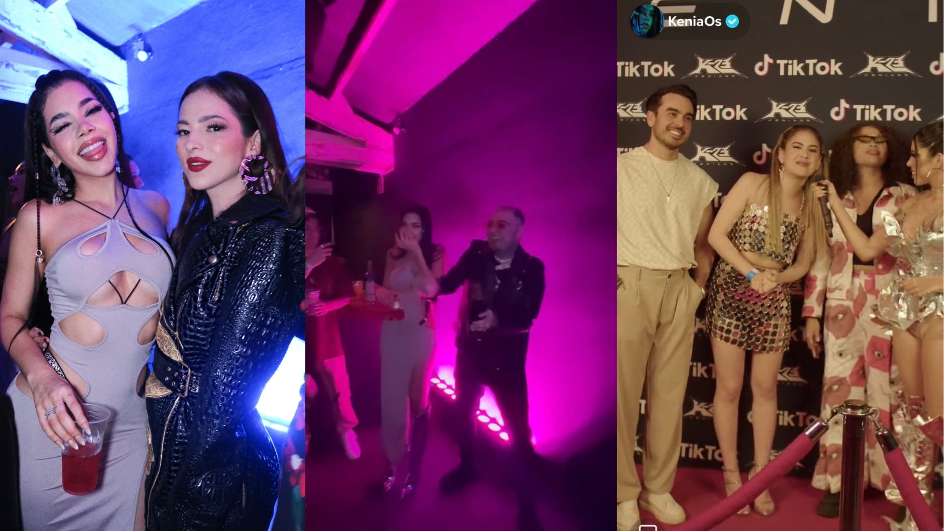 Algunos de los invitados de Kenia Os a su K23.