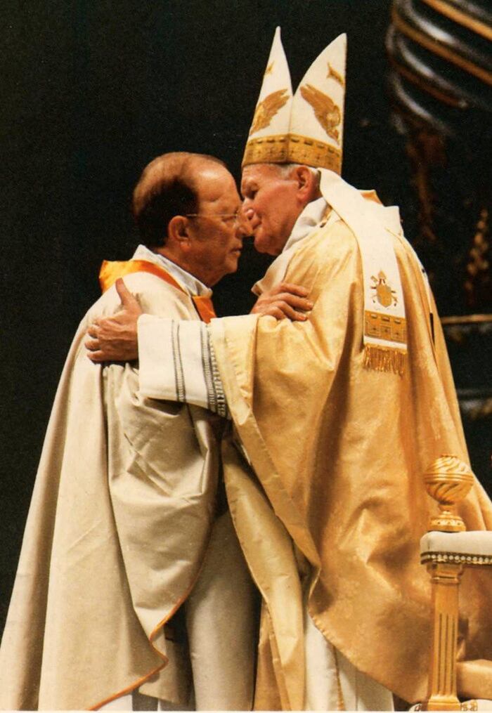 Marcial Maciel y el papa Juan Pablo II