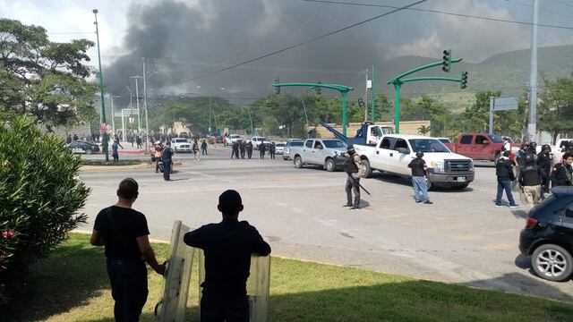 Elementos de seguridad alrededor de Mactumactzá.