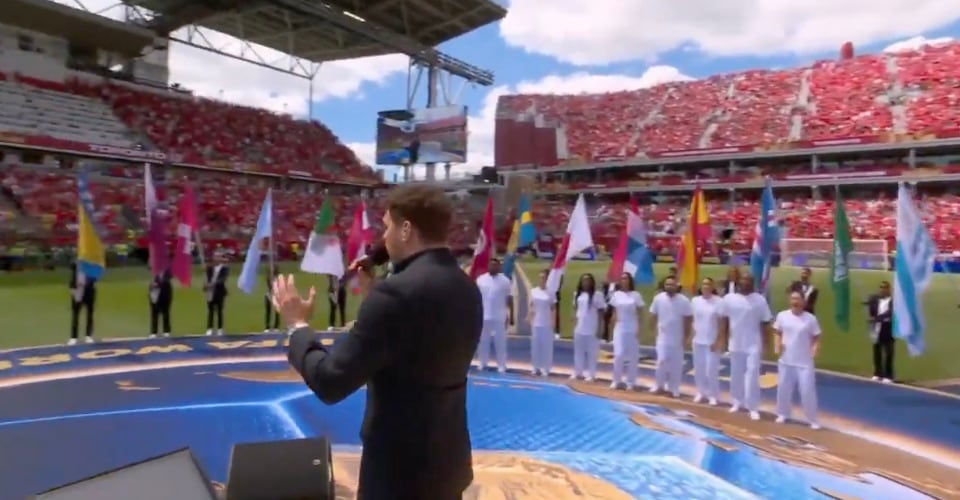 Michael Bublé cantó en la inauguración de Canadá para el mundial 2026