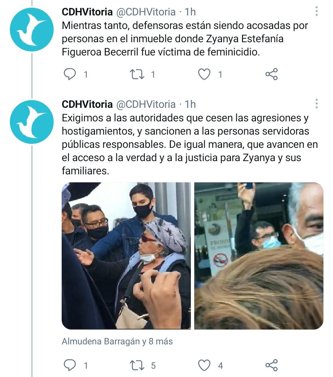 Agresiones a la familia de Zyanya