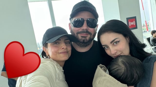 Aislinn Derbez, José Eduardo Derbez y Paola Dalay