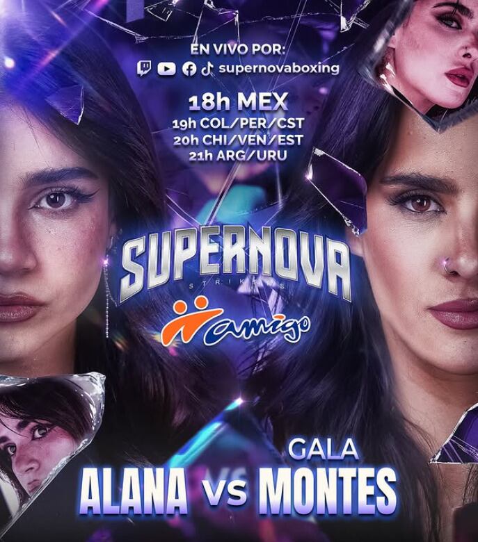 Pelea Alana Flores vs Gala Montes