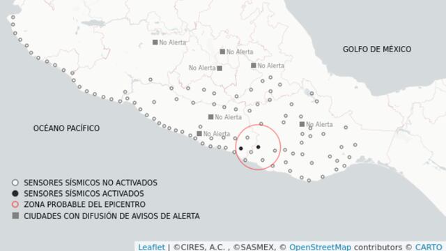 Temblor en los límites de Oaxaca y Guerrero, hoy 28 de julio