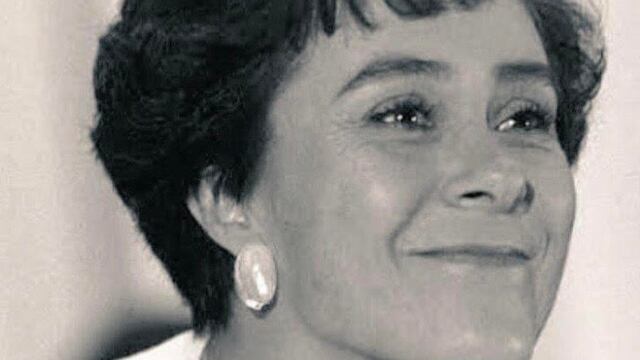 María de los Ángeles Moreno, destacada militante del PRI, la primera mujer que dirigió a su partido.