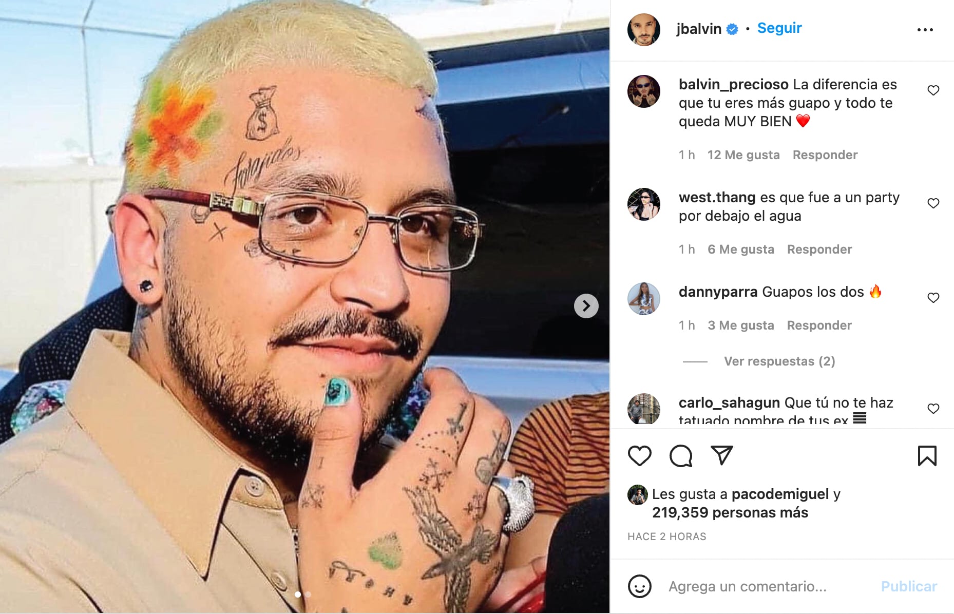 J Balvin se burla de Christian Nodal