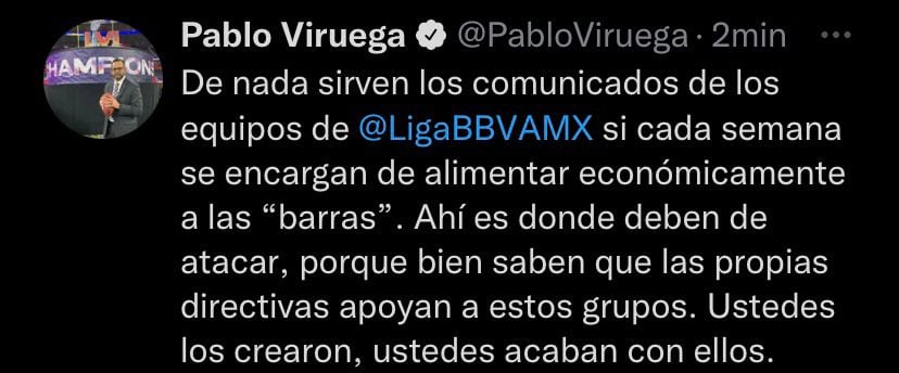 Comentarios de Pablo Viruega sobre el Querétaro vs Atlas.