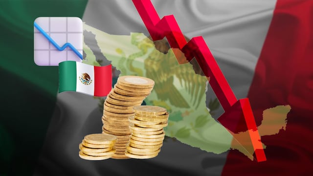 Caída del PIB de México en tercer trimestre de 2025