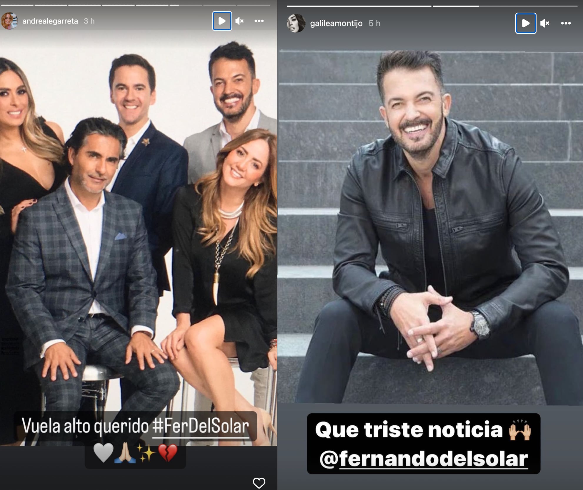 Andrea Legarreta y Galilea Montijo se despiden de Fer del Solar