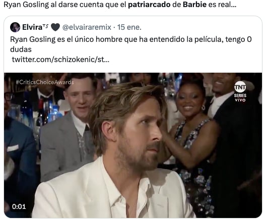 Margot Robbie y los memes del patriarcado en los Oscar 2024