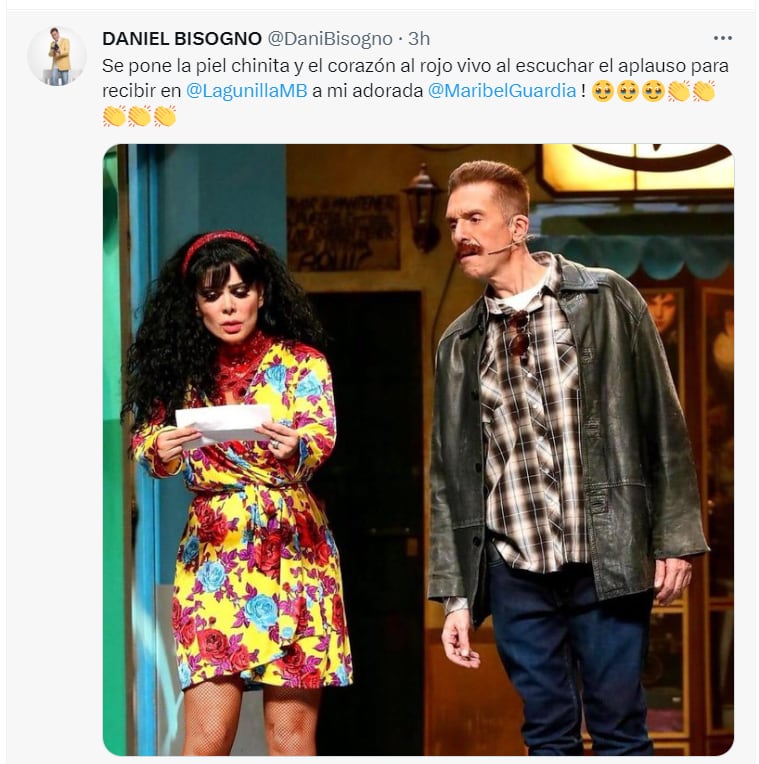 Tuit de Daniel Bisogno