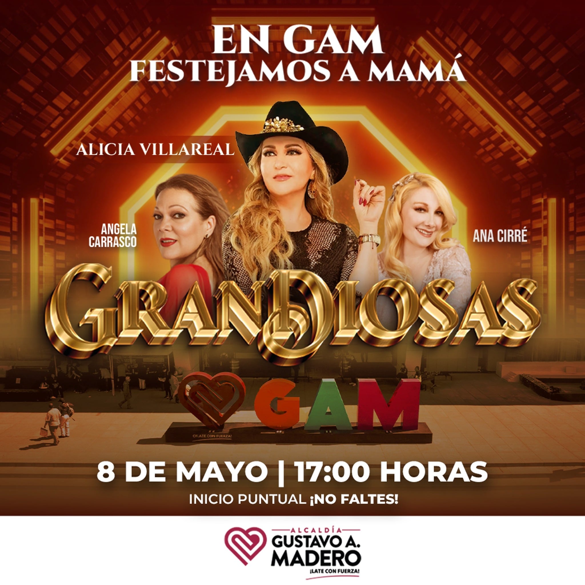 Concierto en la explanada de la alcaldía Gustavo A. Madero