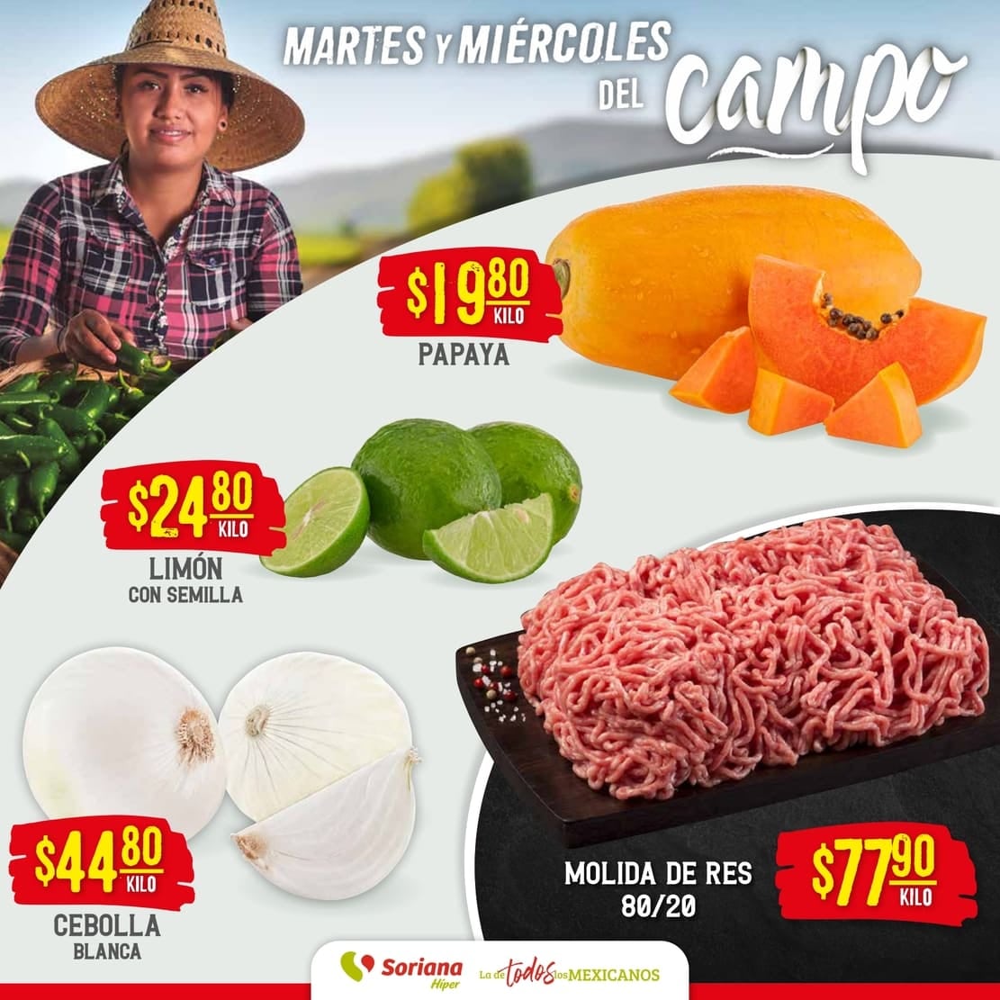 Martes y Miércoles del Campo Soriana 13 y 14 de febrero 2024: Estas son las mejores ofertas