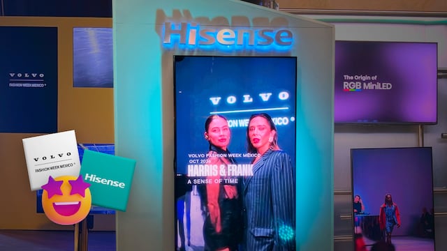 Pantallas y diseño: la apuesta de Hisense en Fashion Week México 2026