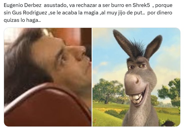 Memes de Shrek 5 y Eugenio Derbez