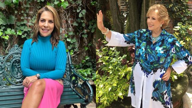 Ana María Alvarado y Maxine Woodside.