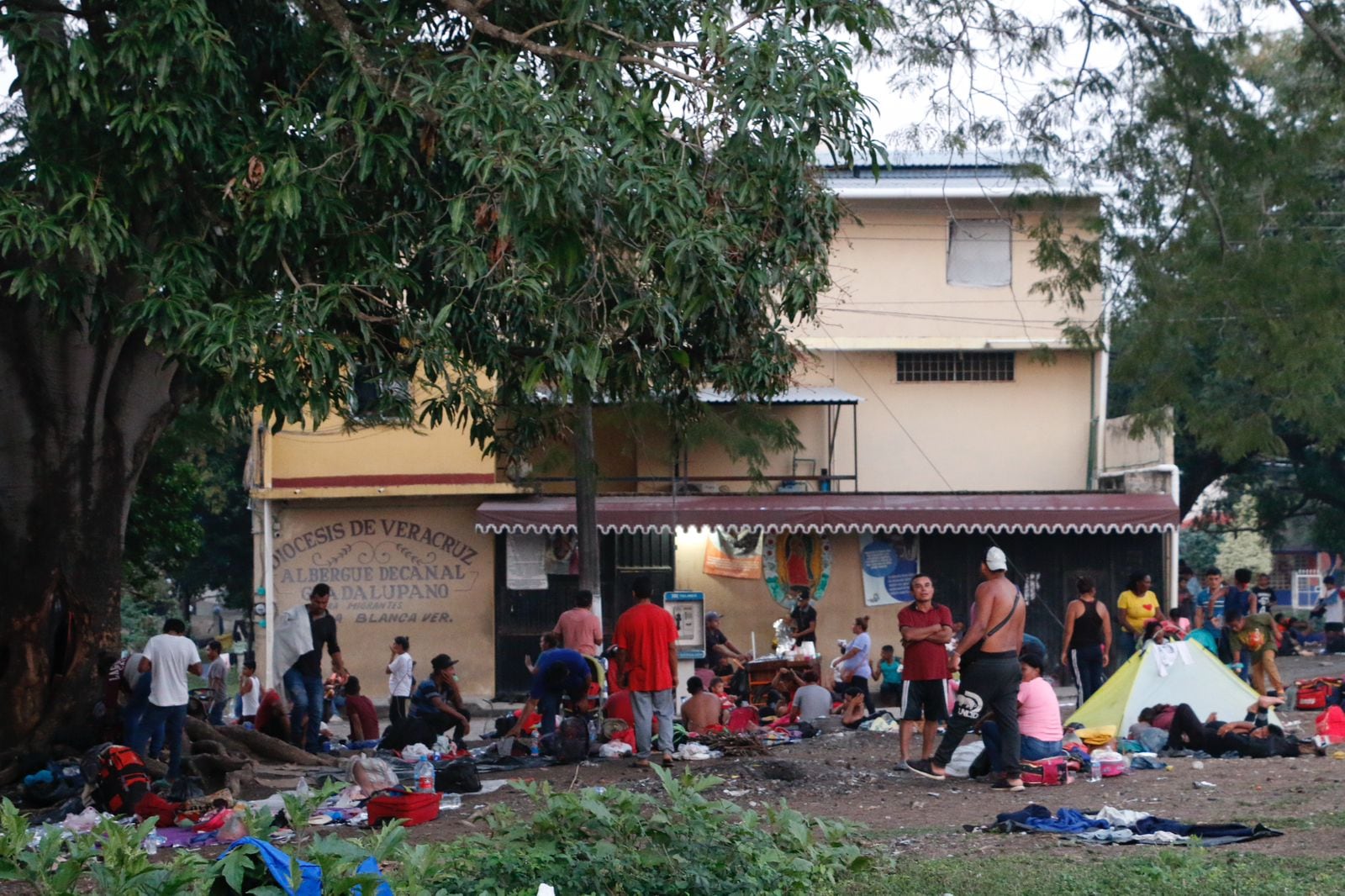 Migrantes en Veracruz