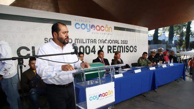 Realizan Sorteo del Servicio Militar Nacional 2022 en Coyoacán