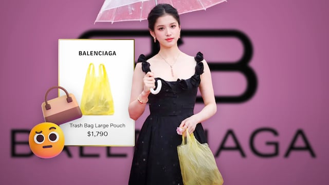 La verdad detrás de la bolsa de basura que Zhang Jingyi usó y que dijeron era Balenciaga.
