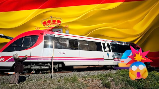 Nuevo accidente de tren en Cartegena, España.