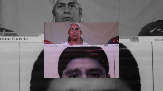 Familiar del normalistas desaparecido.