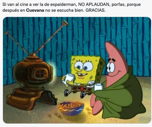 usuarios festejan llegada de 'Spider-Man: No Way Home' a Cuevana