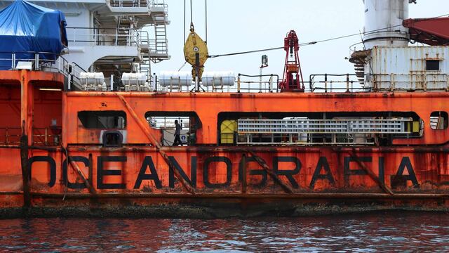 Buque Caballo Maya de la flota de Oceanografía