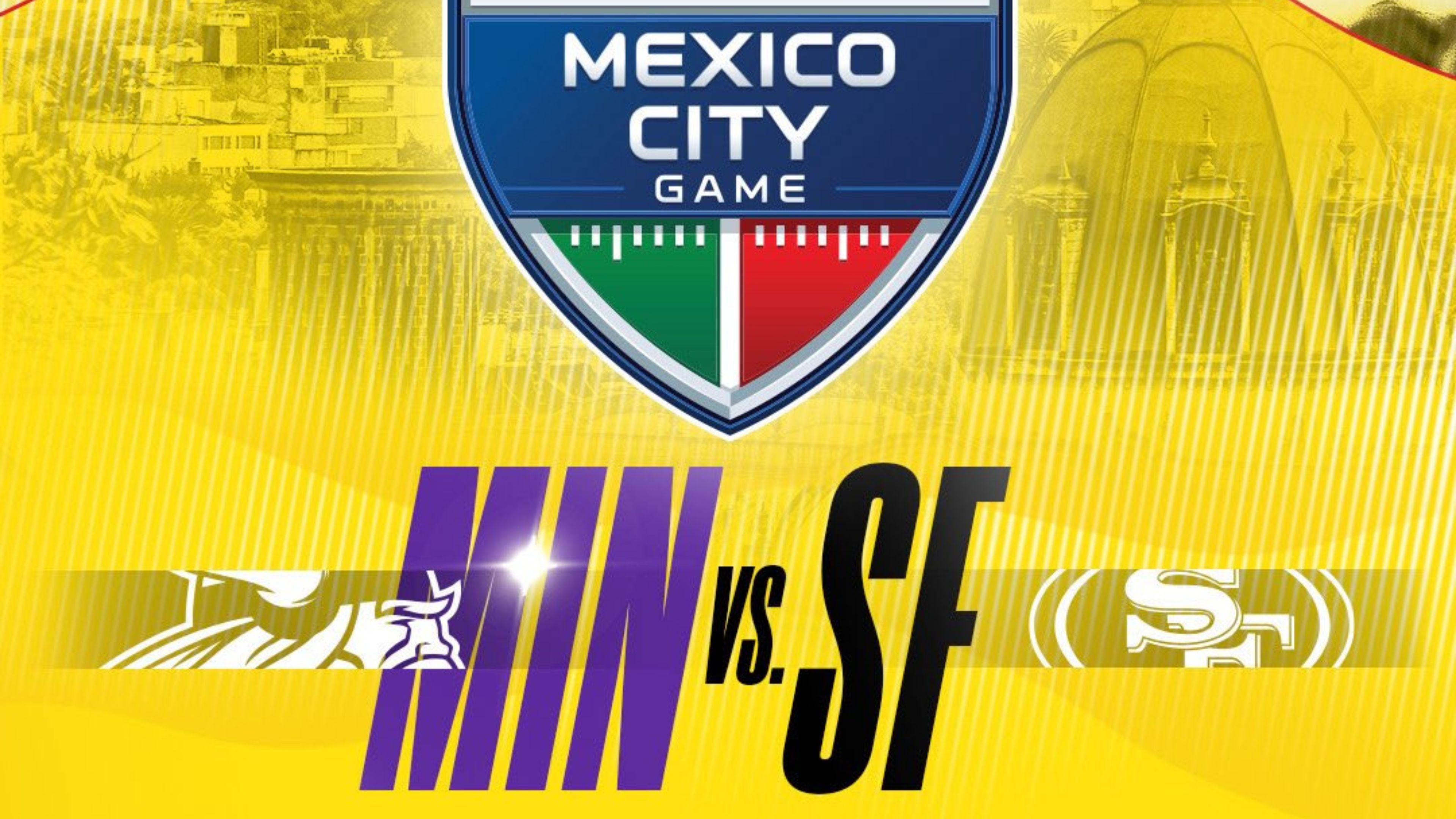 NFL confirma juego entre Vikings y 49ers en el Estadio Banorte