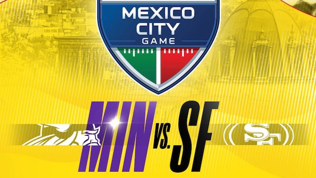 NFL confirma juego entre Vikings y 49ers en el Estadio Banorte