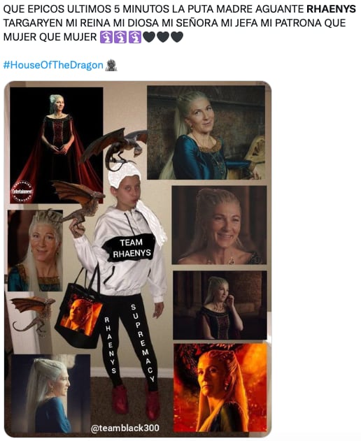 Memes de Rhaenys Targaryen en House of the Dragon
