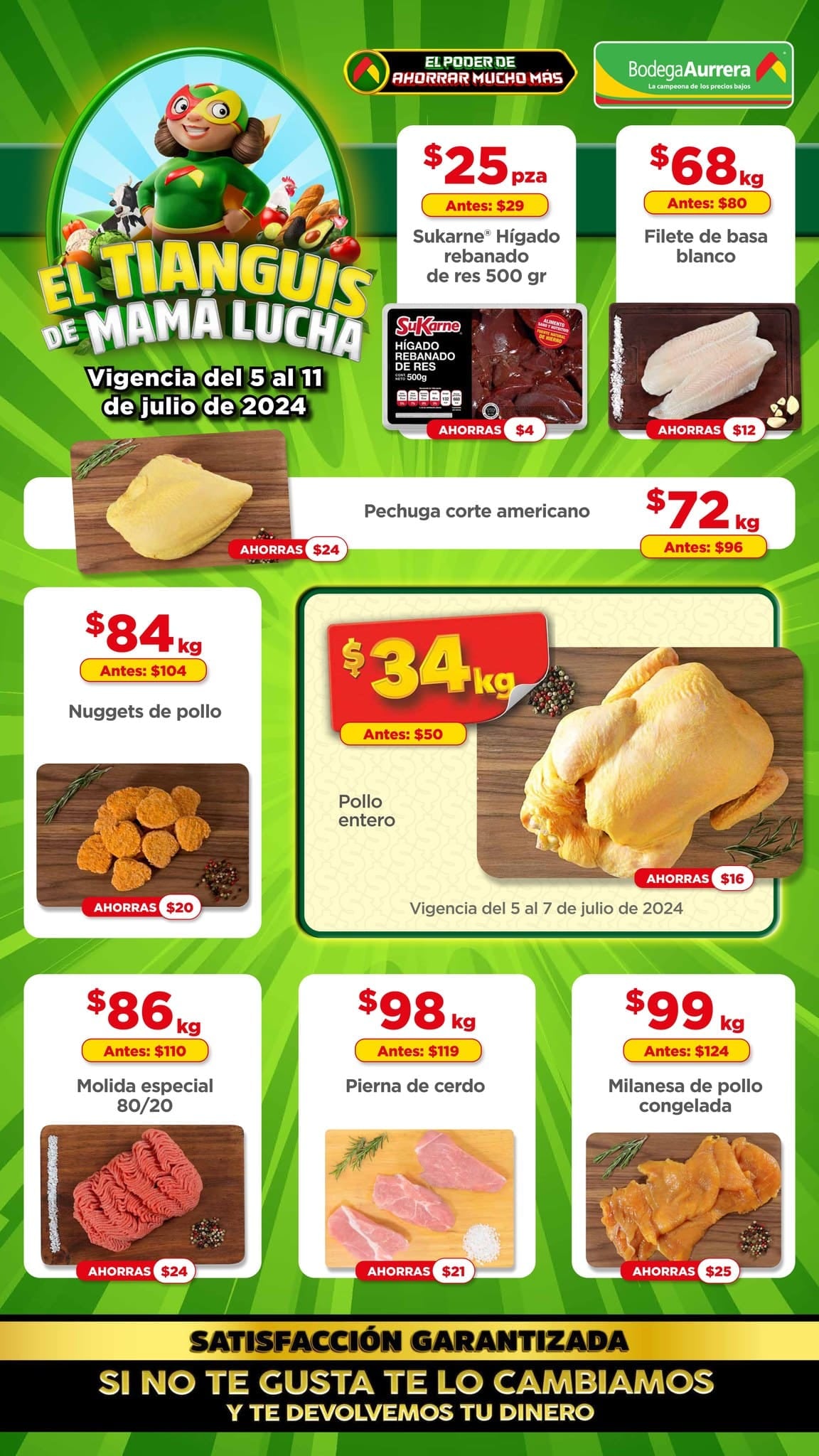 Bodega Aurrerá tianguis de frutas y verduras hoy al 11 de julio 2024: estas son las mejores ofertas