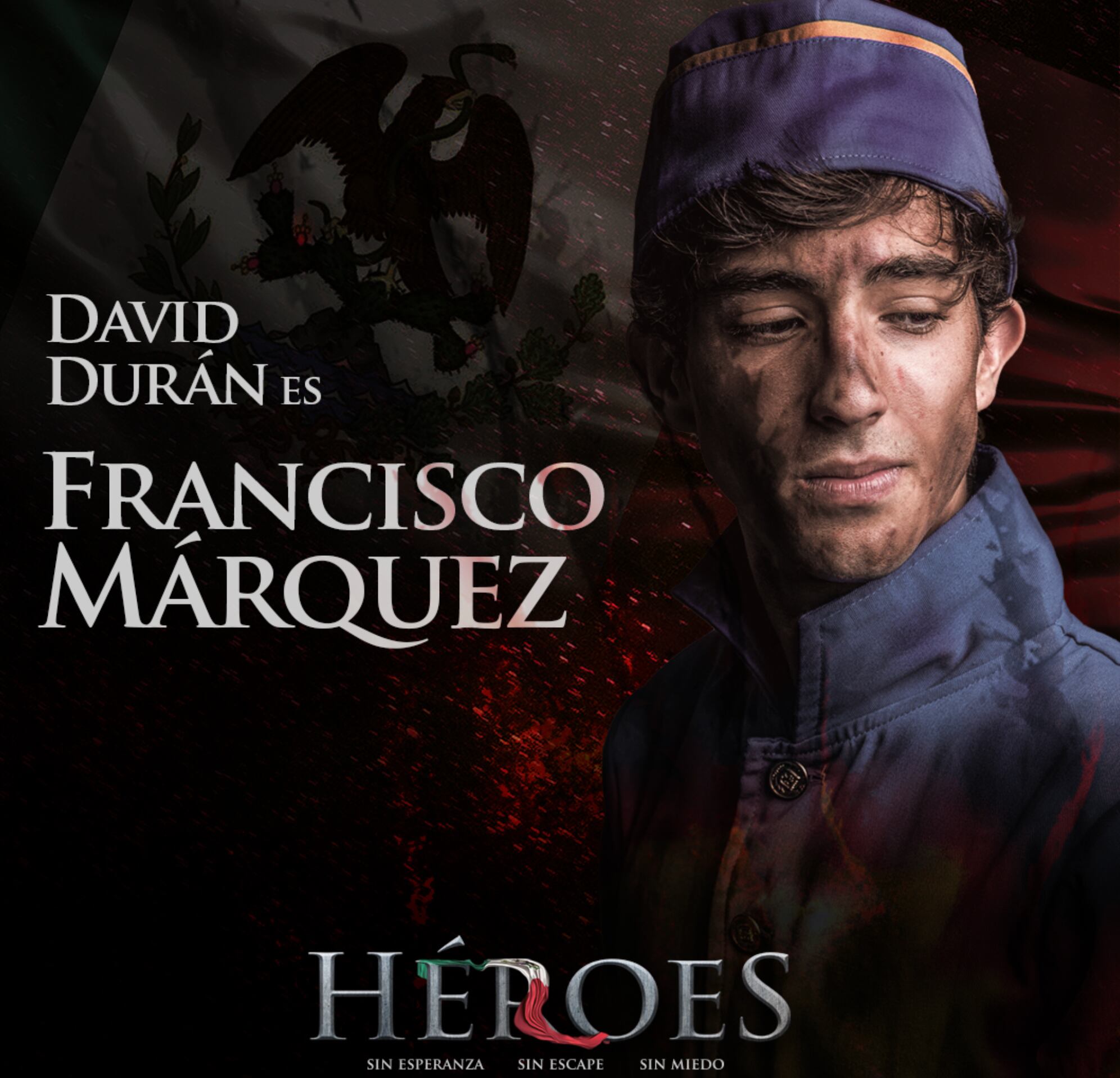 David Durán en la película Héroes