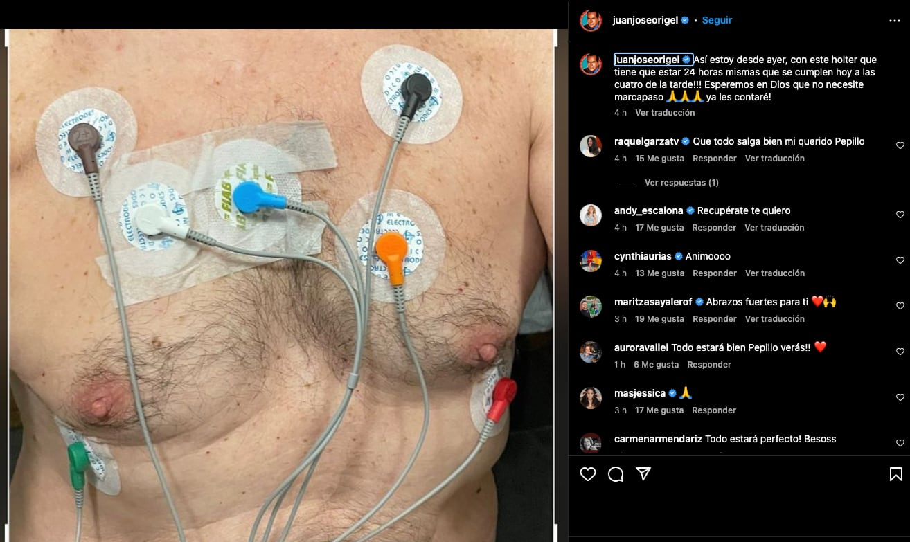 Juan José Origel preocupa a sus seguidores por alarmante fotografía