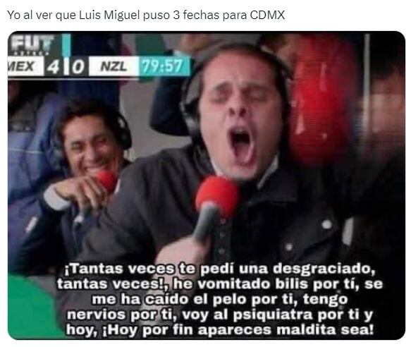 Memes del Luis Miguel Tour 2023