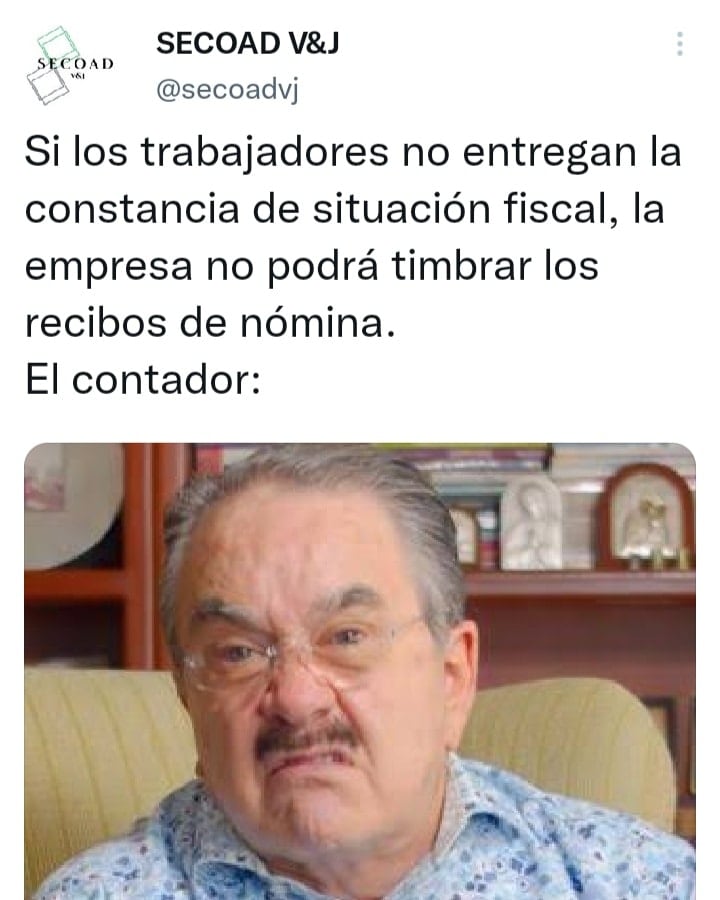 Memes de la Constancia de Situación Fiscal del SAT