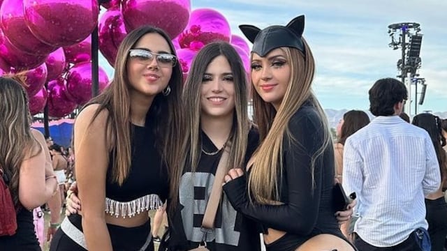 AriGameplays, Ama Blitz y la Rivers en Coachella 2023.