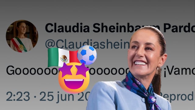 Sheinbaum reacciona a los goles de México ante Chequia en su cumpleaños