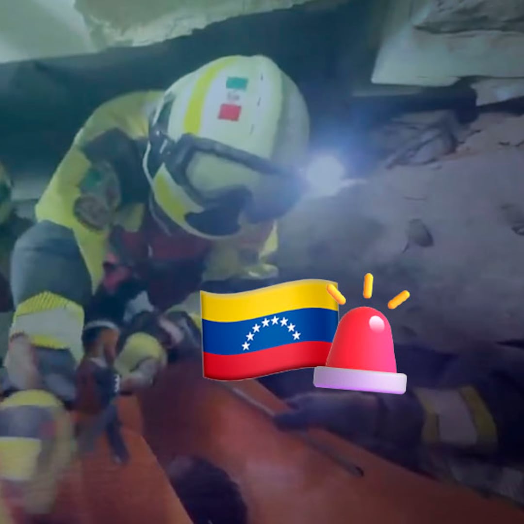 El rescate de un niño entre escombros en Venezuela por el Ejército mexicano
