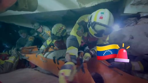 El rescate de un niño entre escombros en Venezuela por el Ejército mexicano