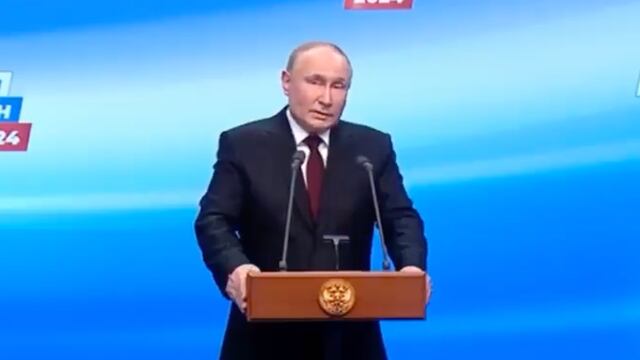 Tras su inminente victoria, Vladimir Putin dice que Rusia no se dejará intimidar ni aplastar