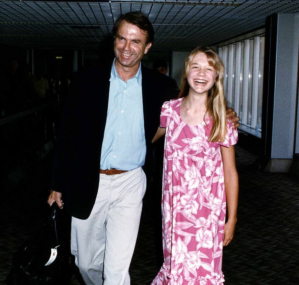 Las fotos inéditas con las que Ariana Richards se despide de Sam Neill
