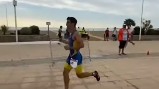 Atleta llega en segundo lugar tras ser rebasado de último momento