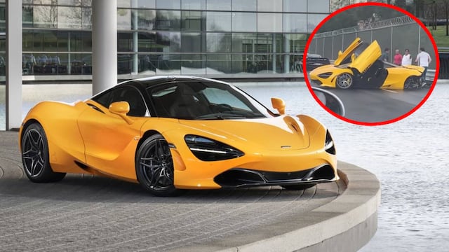 Coche de 6 millones de pesos chocado