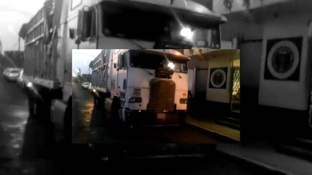 Camión de migrantes.