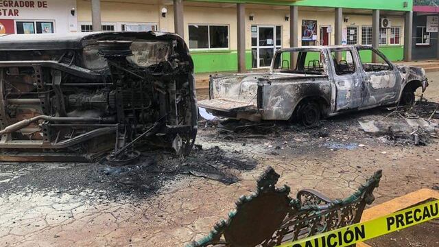 Destrozos en Tatahuicapan.