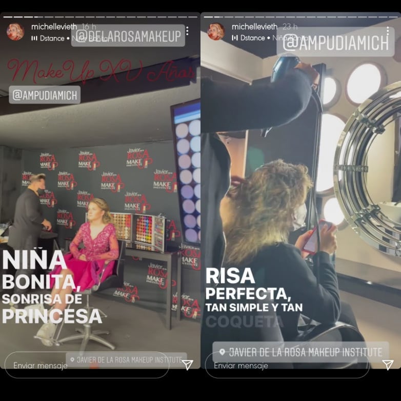 XV años de hija de Michelle Vieth.