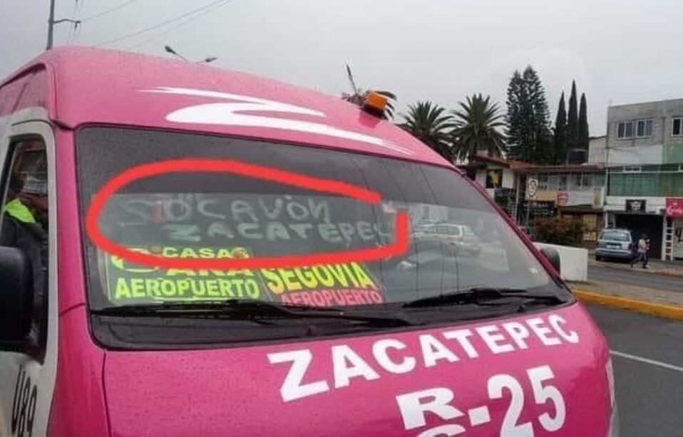 Comercio en el socavón de Puebla