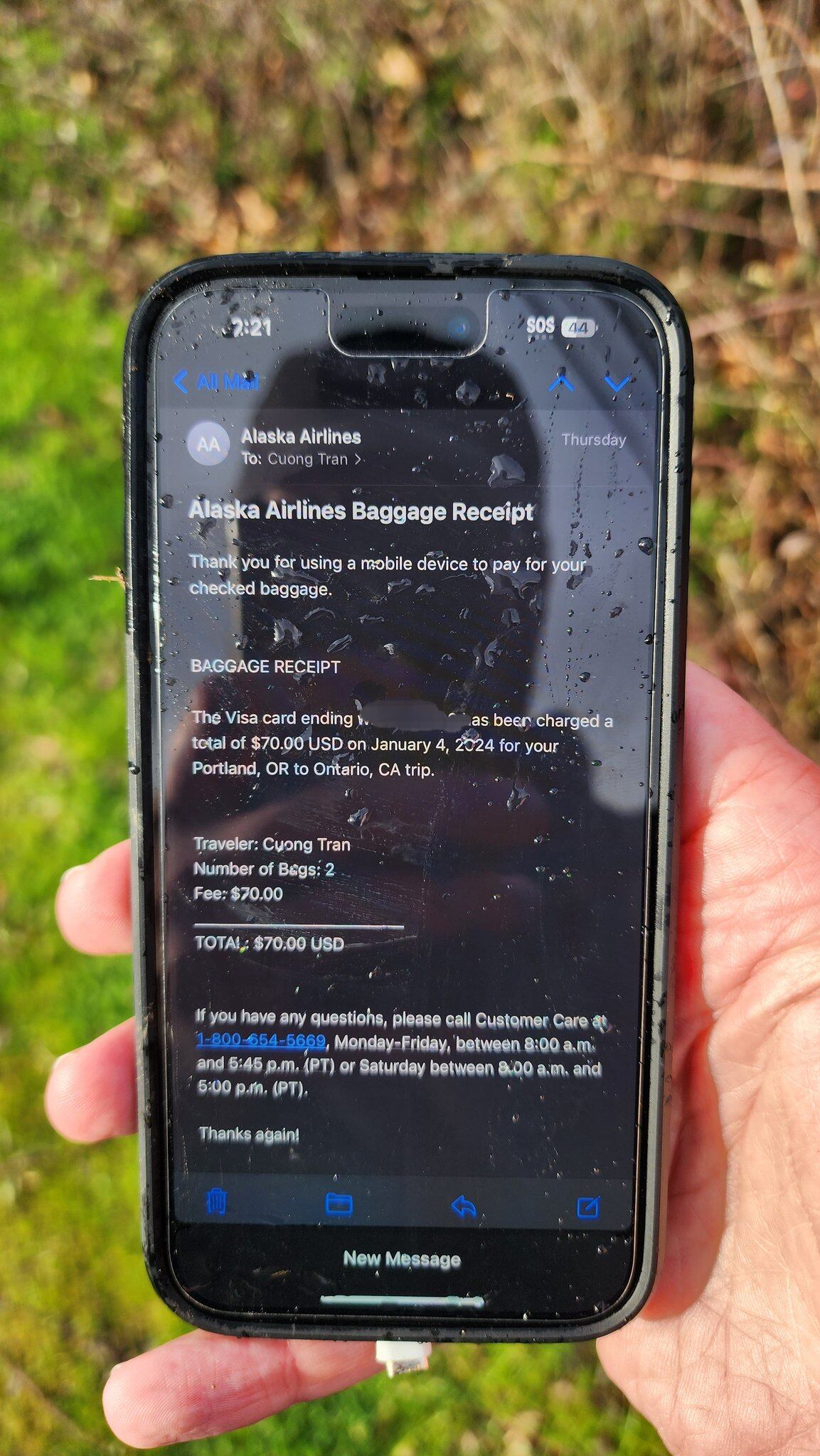iPhone, Alaska Airlines